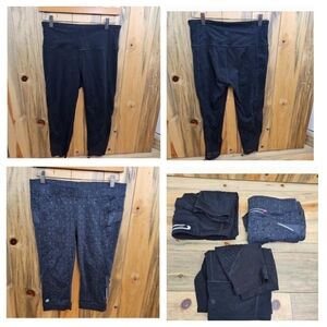 Athleta Bundle of Leggings 3 Pairs Capri length